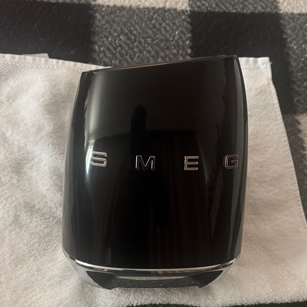 SMEG Black Knife block